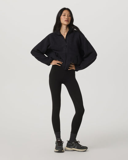 Alpine Jacket Women's Cozy Fleece Jacket in Black| Vuori | Vuori for sale