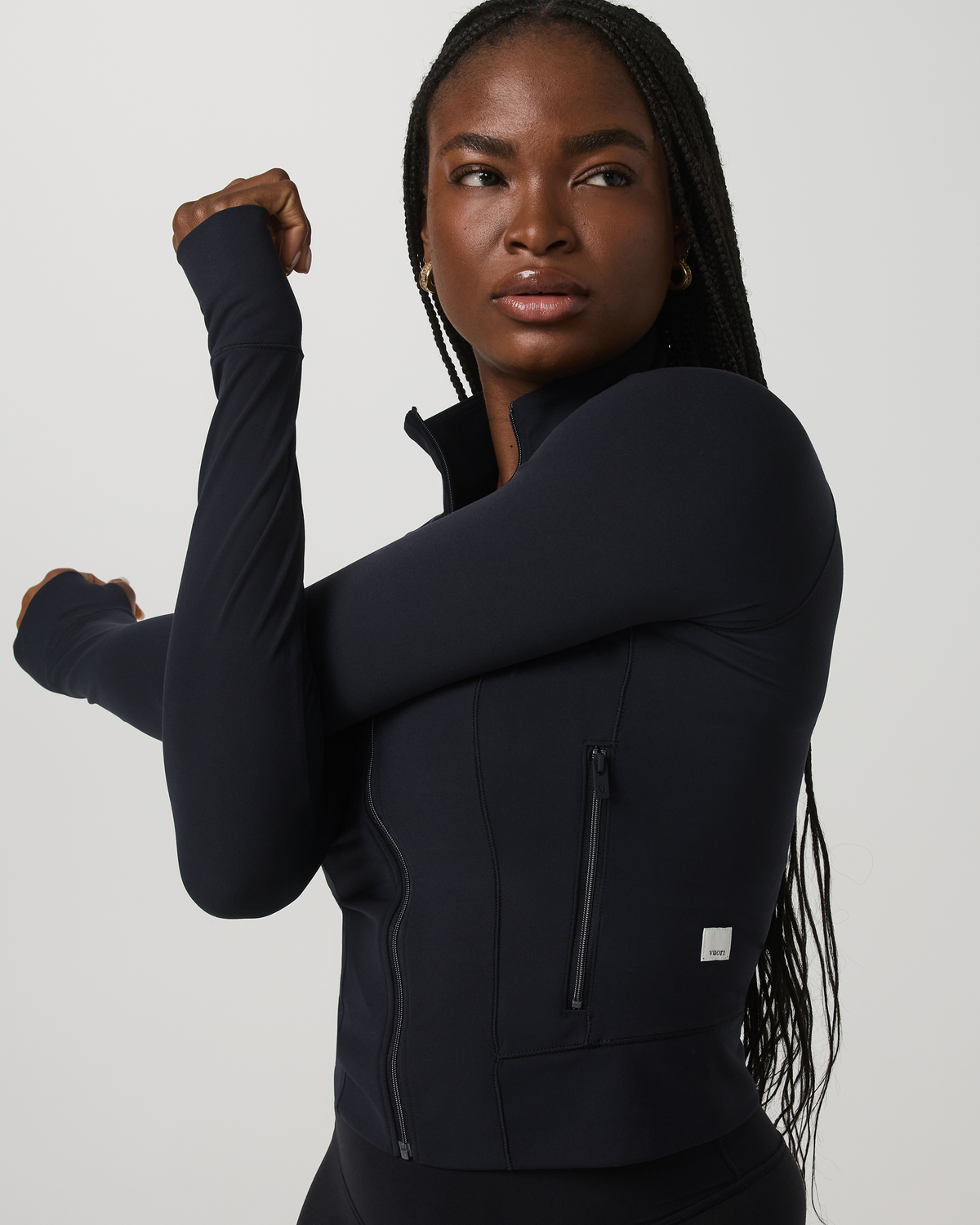 Vuori AllTheForm™ Fitness Jacket Women's Black Workout Jacket | Vuori discount