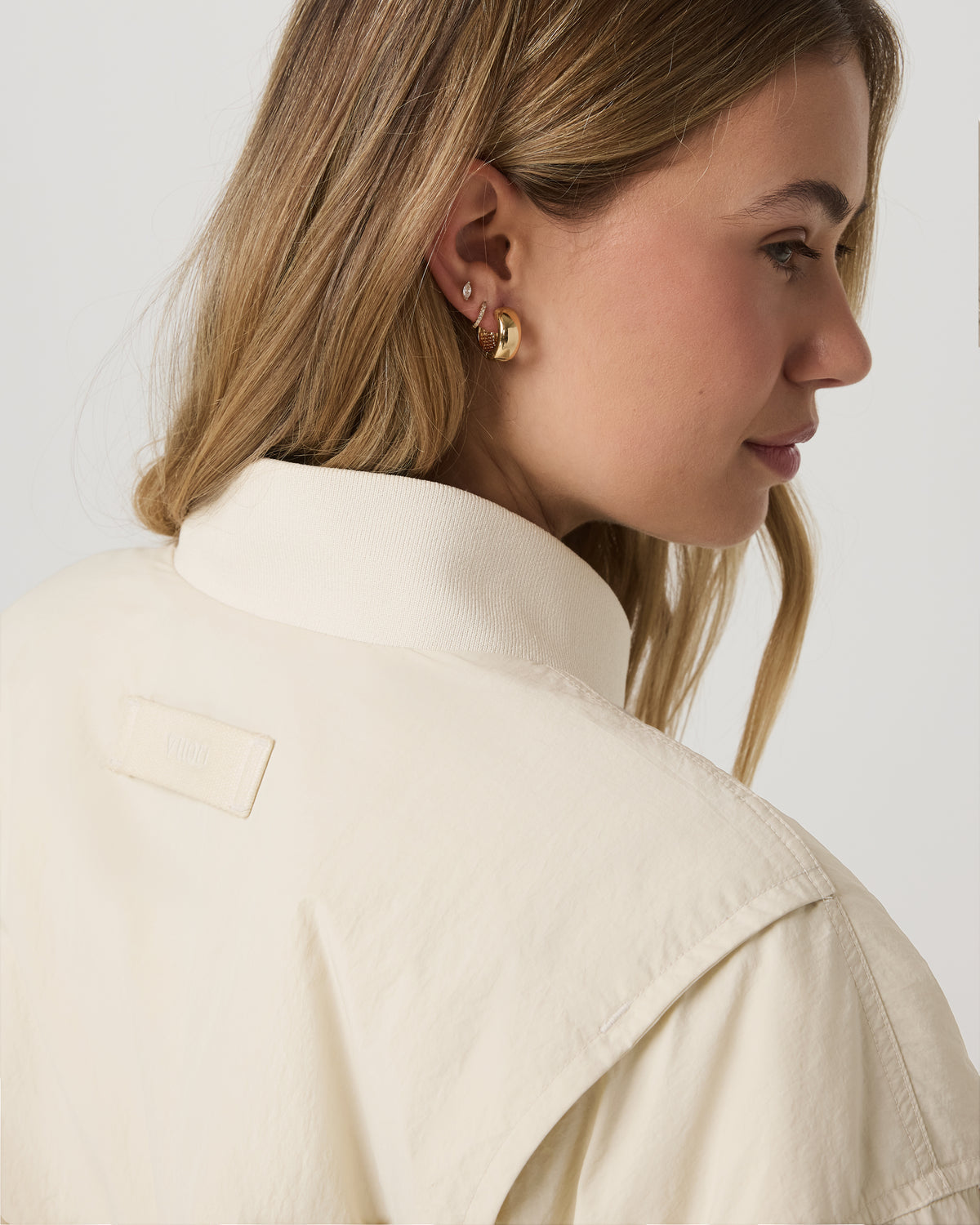 Lund Insulated Jacket Women's Bone Oversized Jacket | Vuori outlet