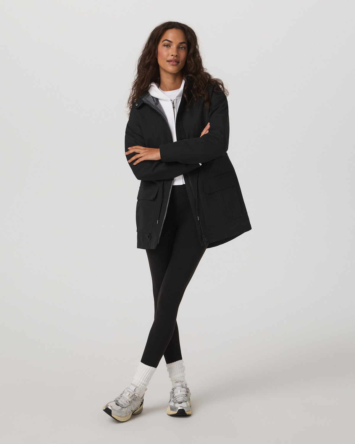 Pfeiffer Rain Jacket Black | Vuori onsale