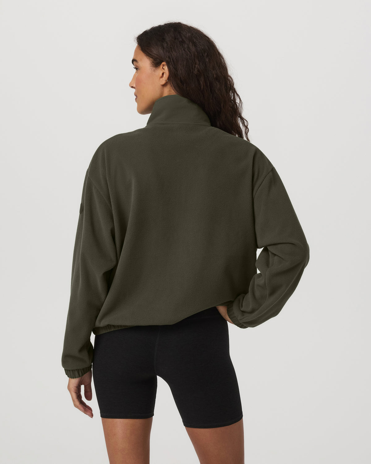Women's Aspen Half Zip Women's Olive Pullover | Vuori shop