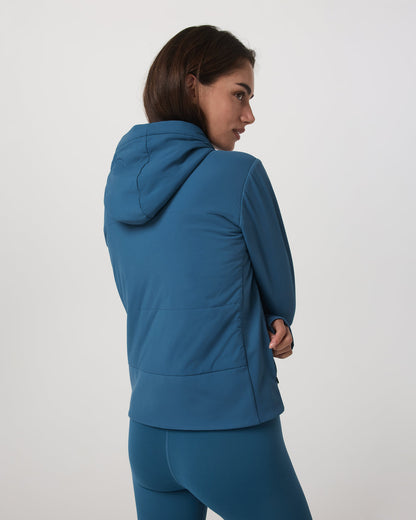 Chilled Out Full Zip Women's Lagoon Training Jacket | Vuori discount