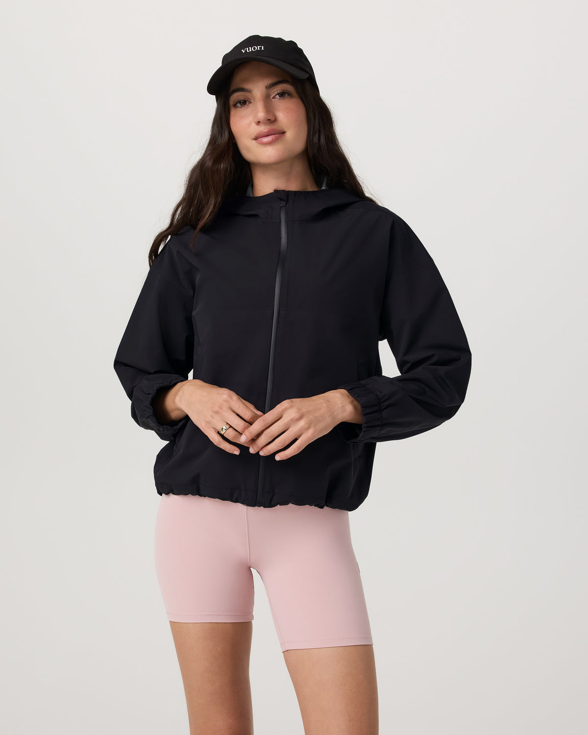 Nomadic Packable Rain Shell Women's Black Jacket | Vuori shop
