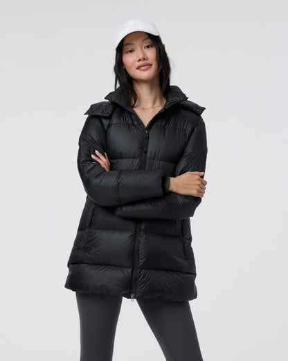 Vail Long Down Jacket Women's Black Jacket | Vuori sale