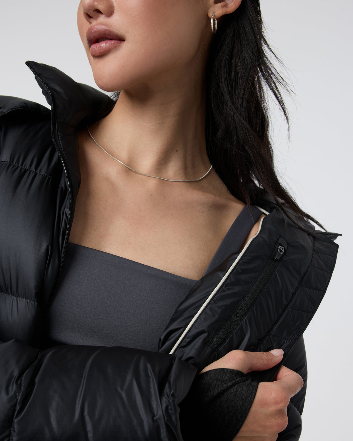Vail Long Down Jacket Women's Black Jacket | Vuori sale