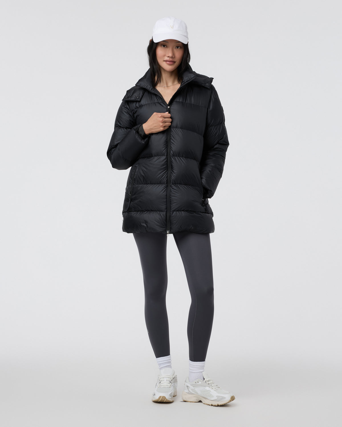 Vail Long Down Jacket Women's Black Jacket | Vuori sale