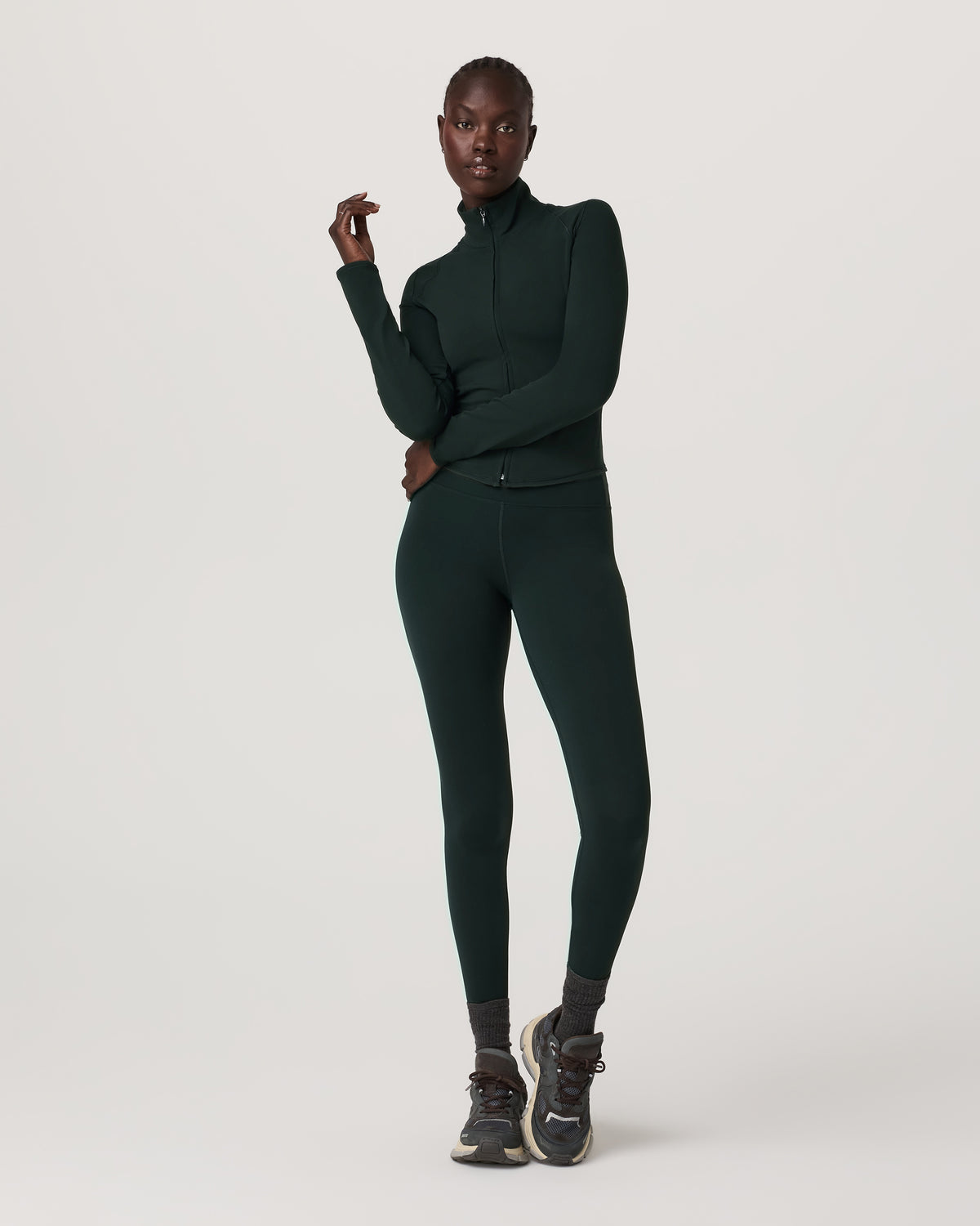Vuori AllTheFeels™ Full Zip Women's Evergreen Jacket | Vuori online