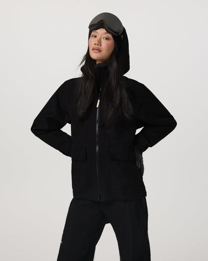Women's Taika Snow Shell Black Ski/Board Jacket | Vuori discount