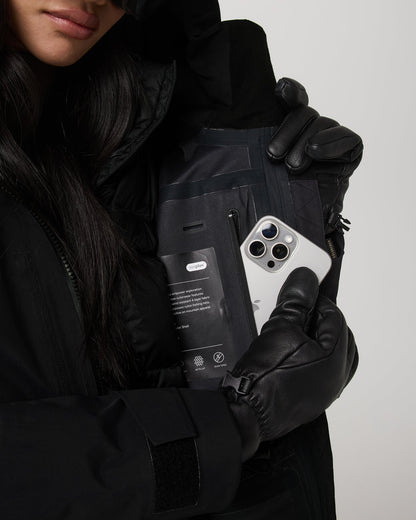 Women's Taika Snow Shell Black Ski/Board Jacket | Vuori discount