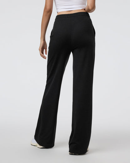 Halo Essential Wideleg Black Heather Pants | Vuori online