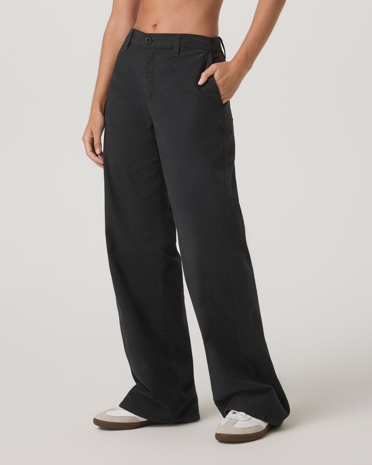 Telluride Twill Pant Women's Washed Black Pants | Vuori sale