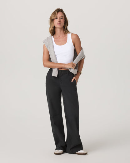 Telluride Twill Pant Women's Washed Black Pants | Vuori sale