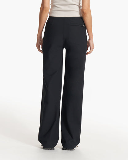Women's Meta Wideleg Black Tailored Pants | Vuori for sale