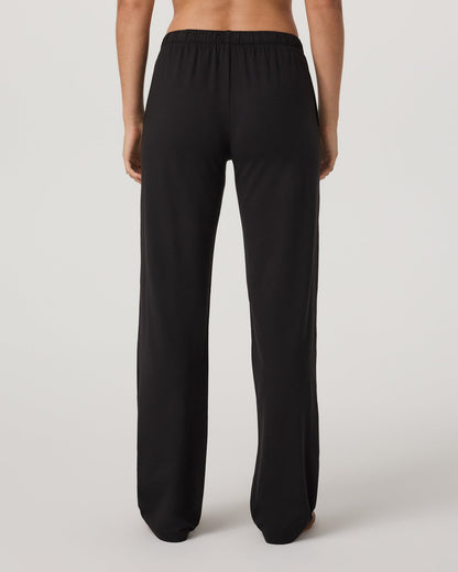 Halo Straight Leg - Long Women's Solid Black Pants | Vuori discount