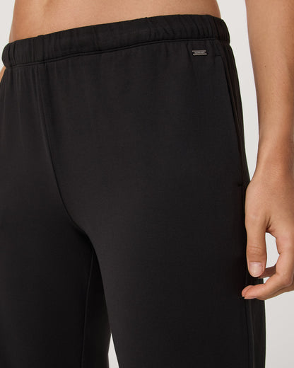 Halo Straight Leg - Long Women's Solid Black Pants | Vuori discount