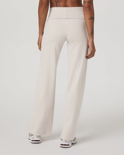 Granite Foldover Straight Leg Women's Oatmeal Heather Pant | Vuori shop