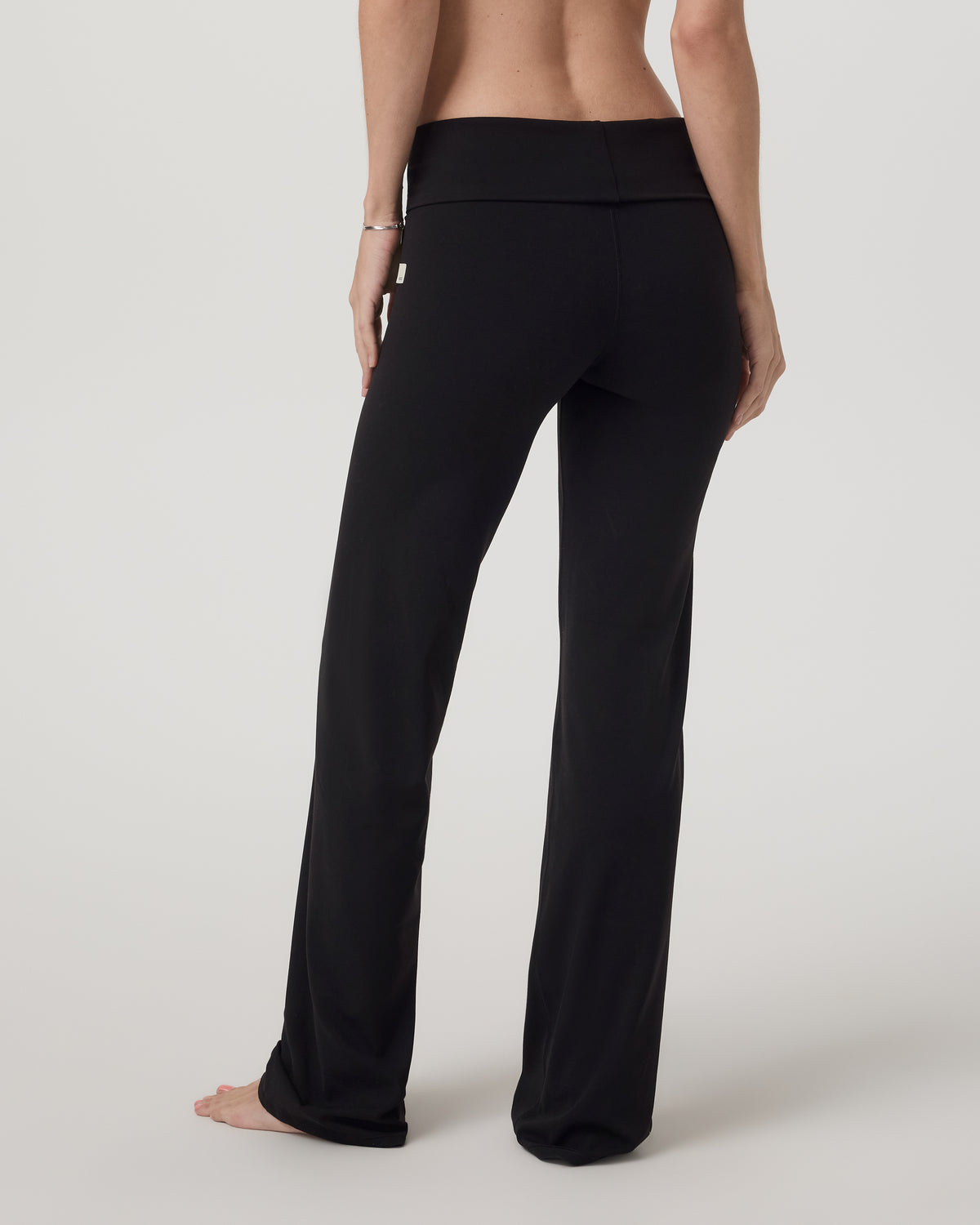 Vuori AllTheFeels™ Foldover Pant Women's Black Pants | Vuori for sale