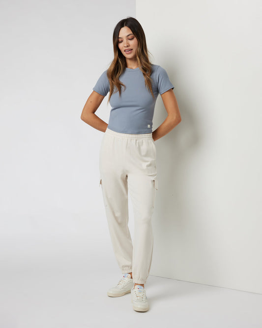 Boyfriend Cargo Sweatpant Milkweed Heather | Vuori for sale