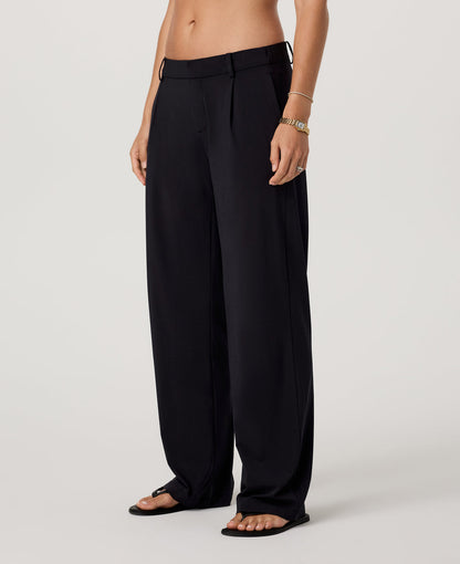 Villa Low Slung Trouser Women's Black Low-Rise Pants | Vuori outlet