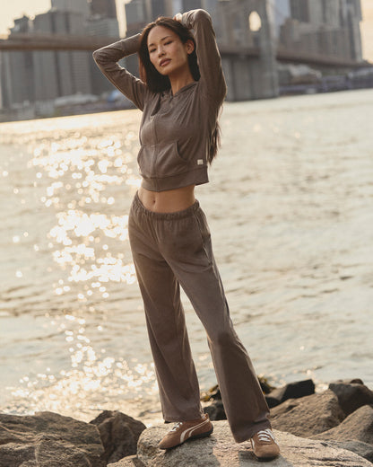 Halo Straight Leg Pant Women's Chia Heather Pants | Vuori sale