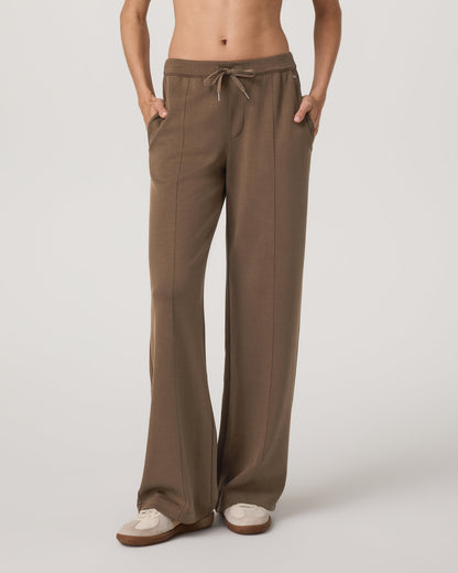 Compose Wideleg Pant Espresso Mid-High Rise Pants | Vuori for sale