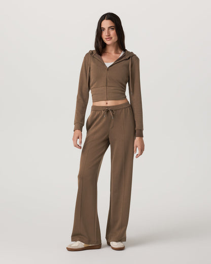 Compose Wideleg Pant Espresso Mid-High Rise Pants | Vuori for sale
