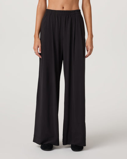 Villa Vibes Wideleg Women's Black Ultra-Wide Leg Pants | Vuori outlet