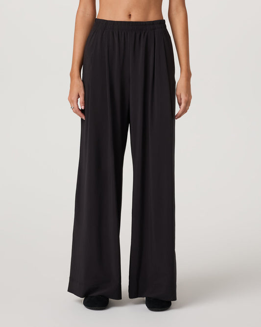 Villa Vibes Wideleg Women's Black Ultra-Wide Leg Pants | Vuori outlet