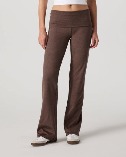 Halo Foldover Pant Chocolate Milk Heather | Vuori onsale