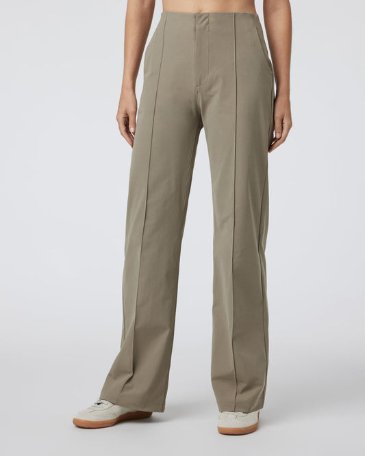 Womens Meta Wideleg Taupe Tailored Pants | Vuori outlet
