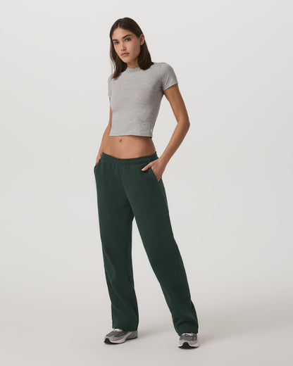 Women's Restore Straight Leg Sweatpant - Long Evergreen | Vuori sale
