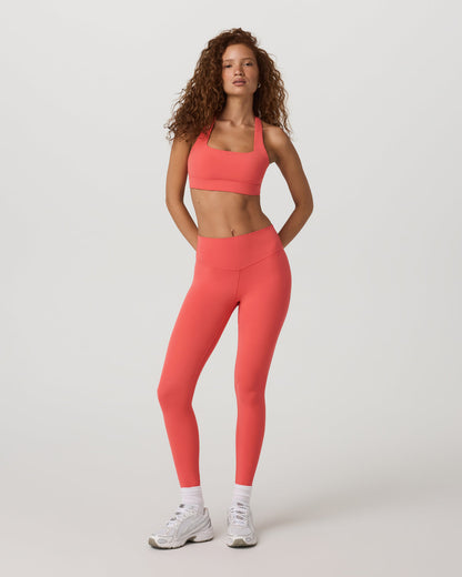 Vuori AllTheForm™ Legging Women's Bright Coral High-Rise Legging | Vuori shop