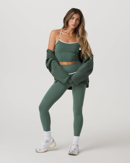 Vuori AllTheFeels™ Corset Legging Women's Agate Green Leggings | Vuori online