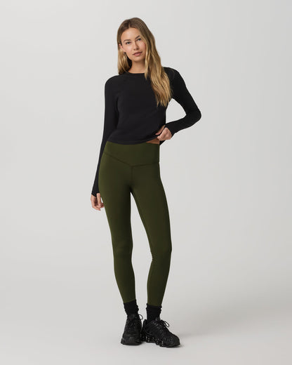 Chilled Out Legging Women's Olive High-Waist Leggings | Vuori shop