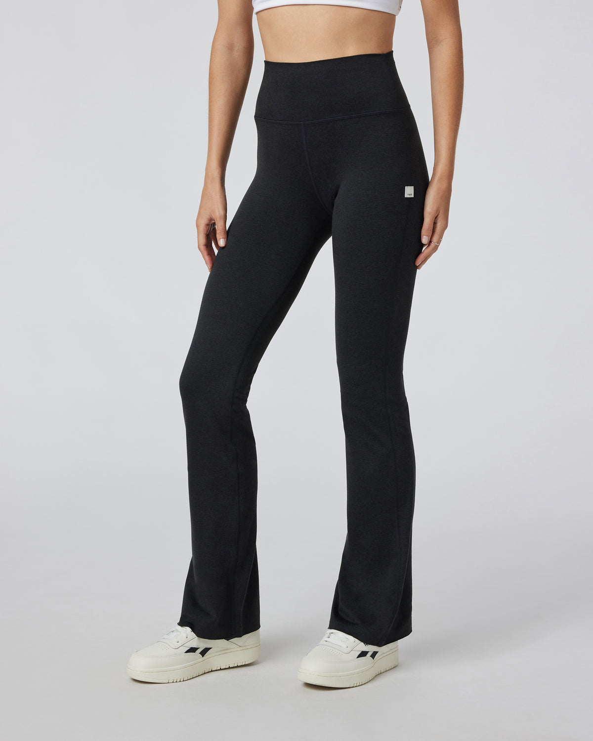 Halo Slim Flare Women's Black Flare Leggings | Vuori discount