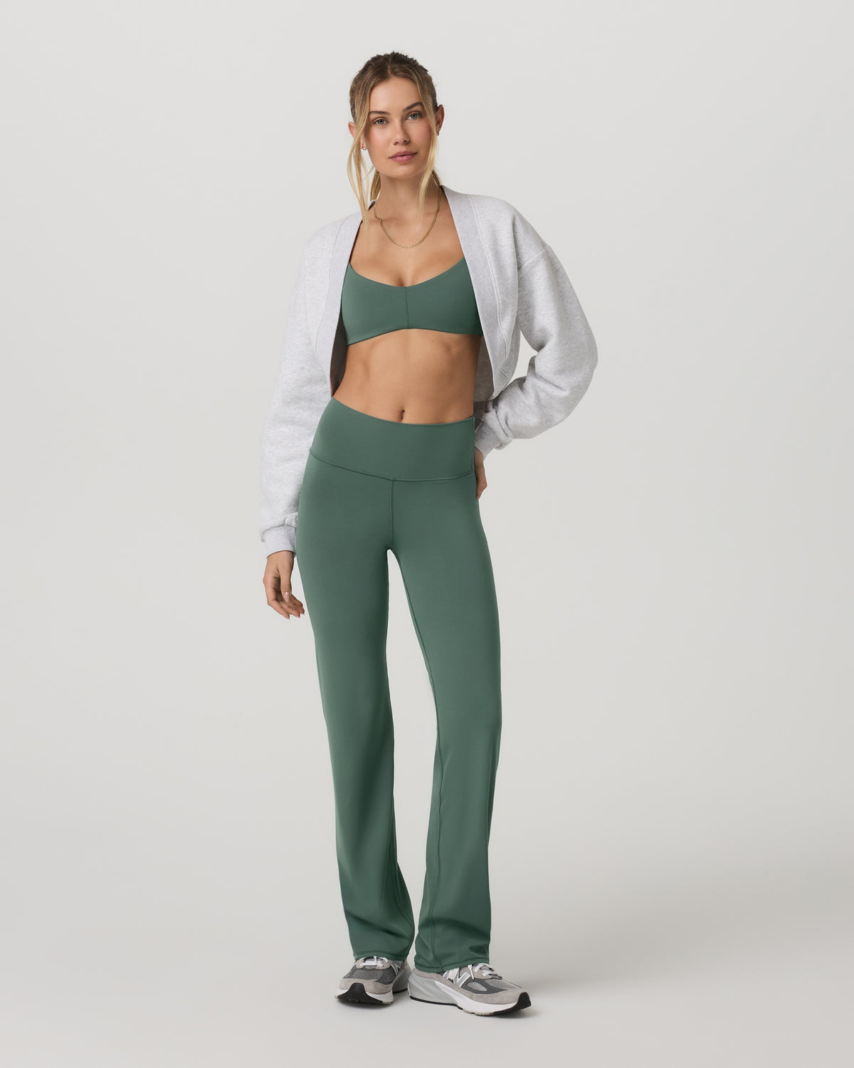 Vuori AllTheFeels™ Straight Leg Women's Agate Green Leggings | Vuori shop