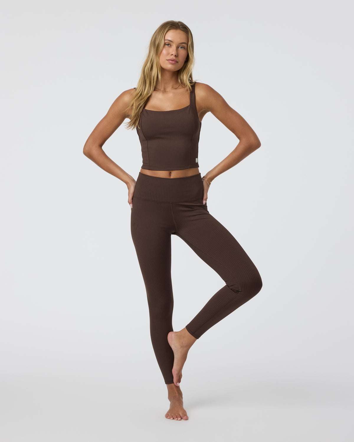 Inversion Rib Legging Java | Vuori shop