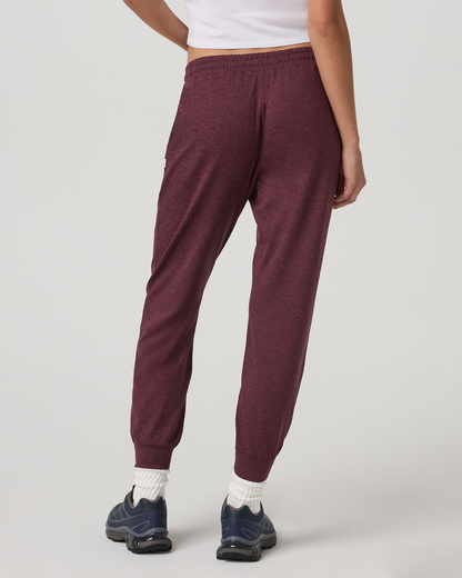 Performance Jogger - Long Women's Fig Heather Joggers | Vuori shop