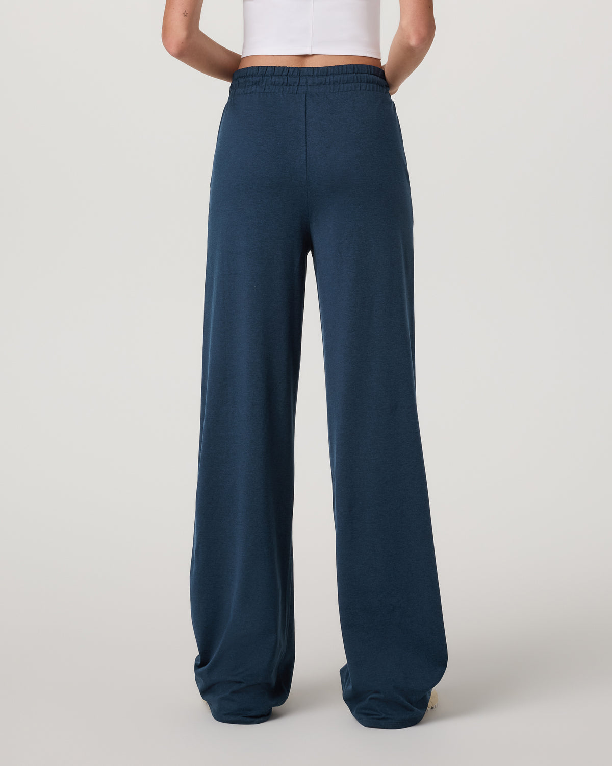 Halo Wideleg Women's Blue Coast Heather Pants | Vuori for sale