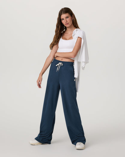 Halo Wideleg - Short Women's Blue Coast Pants | Vuori onsale