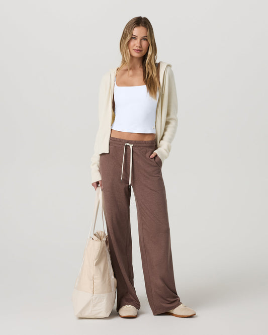 Women's Halo Essential Wideleg - Short Sable Heather | Vuori shop