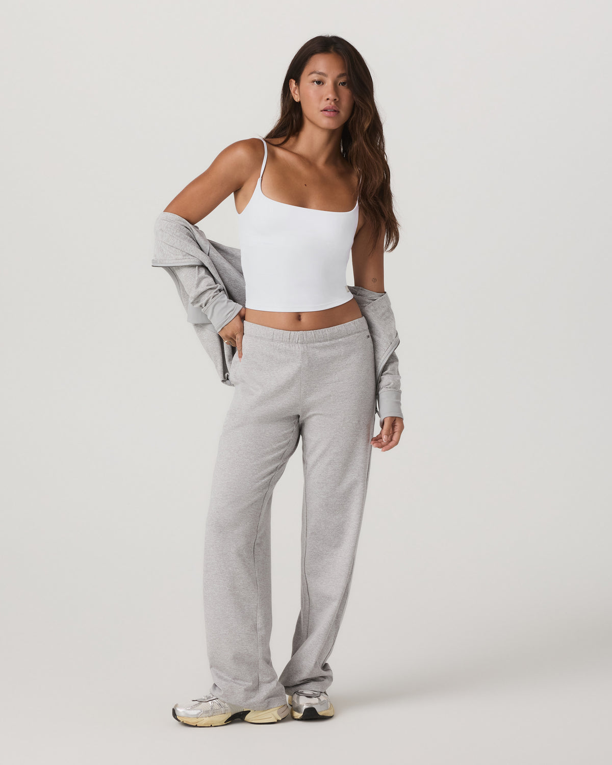 Halo Modern Straight Leg Pant Women's Pale Grey Pants | Vuori discount