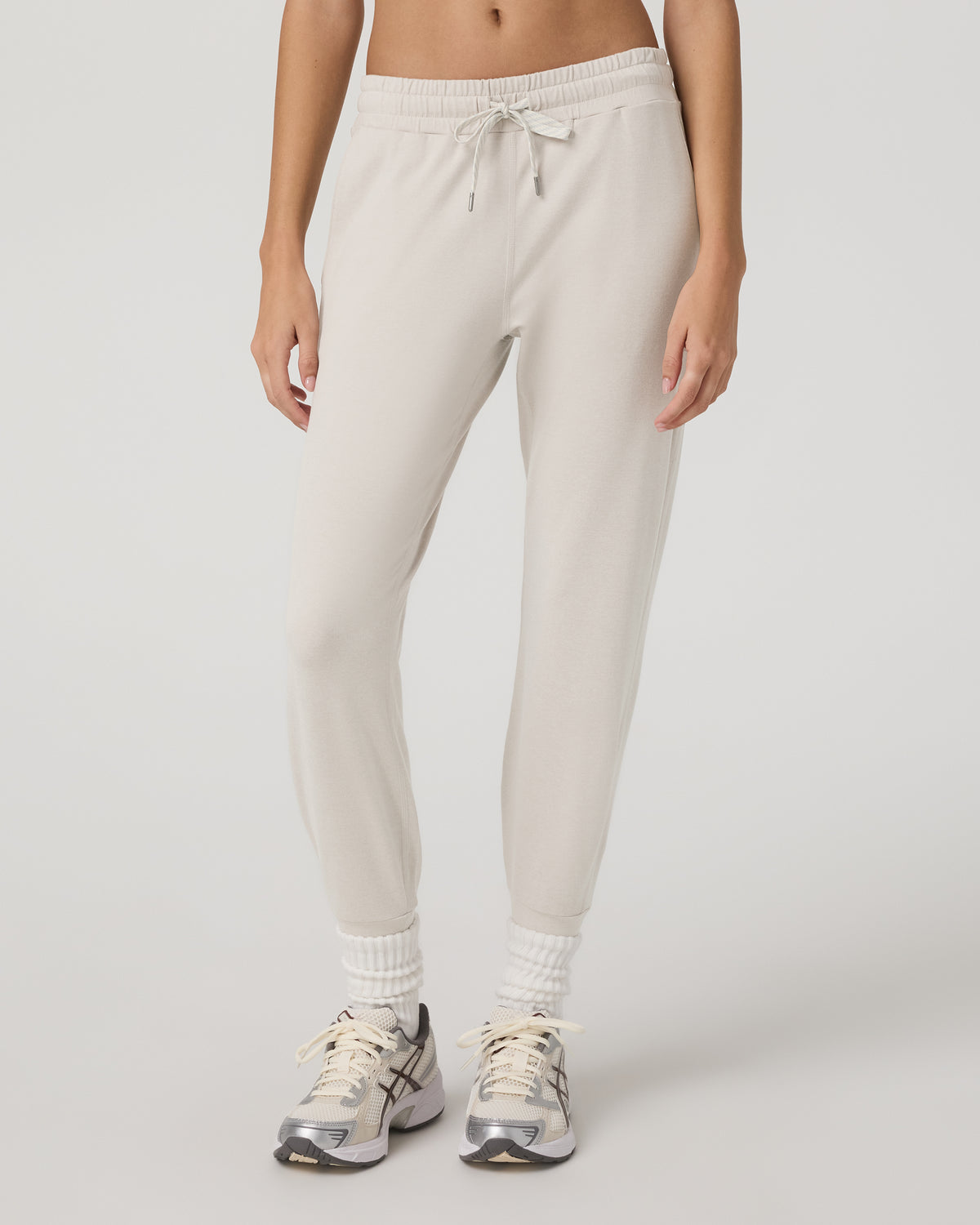 Performance Jogger - Long Ecru Heather | Vuori shop