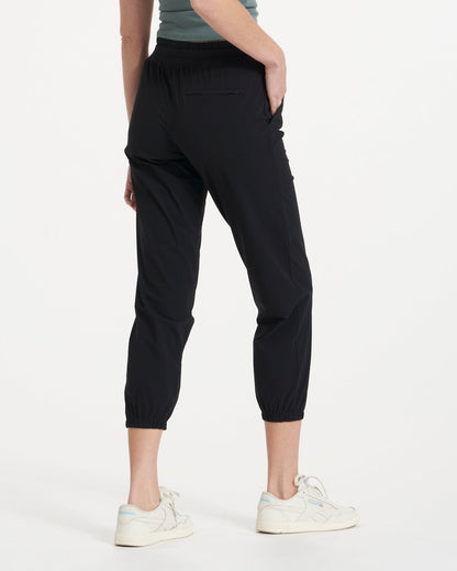 Miles Jogger Women's Lightweight Black Pants | Vuori shop
