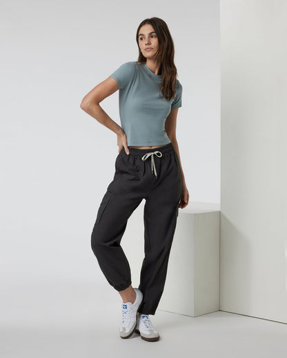 Birch Jogger Women's Vintage Black Utility Joggers | Vuori outlet