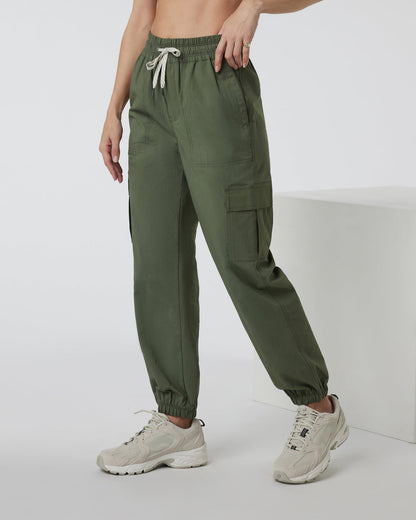 Birch Jogger Women's Army Utility Joggers | Vuori shop