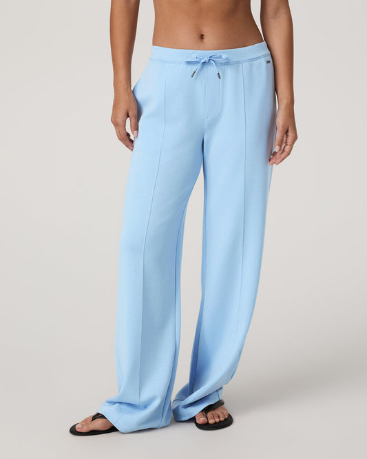 Compose Wideleg Pant Crystal Blue Mid-High Rise Pants | Vuori onsale