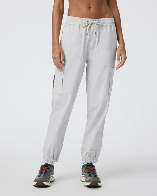 Birch Jogger Women's Silver Cloud Utility Joggers | Vuori discount