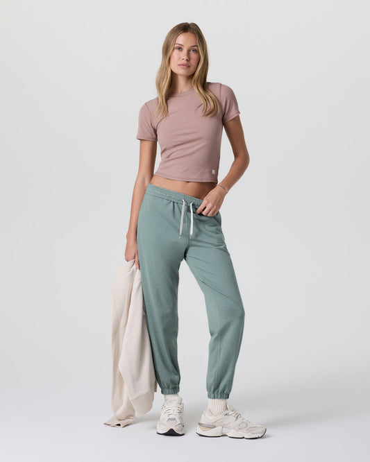 Boyfriend Sweatpant Vintage Pistachio Heather | Vuori for sale