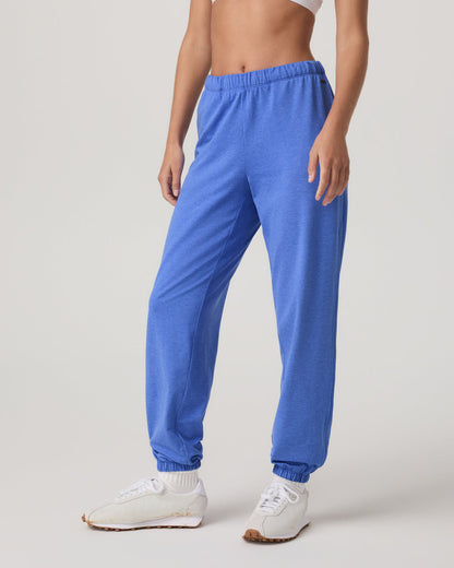 Halo Modern Sweatpant Women's Bright Iris Heather Pants | Vuori shop